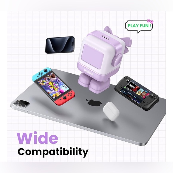 4.7 3,126
UGREEN Uno Charger 30W USB C Charger, Nexode Robot GaN Fast Charger - Picture 2 of 4